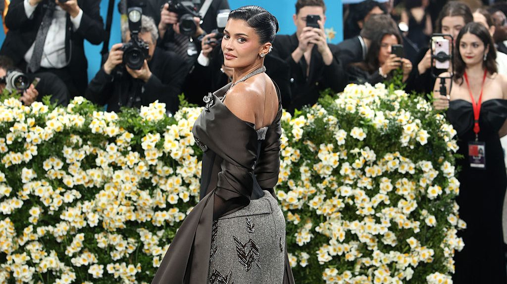Kylie Jenner attends 2025 Met Gala Celebrating "Superfine: Tailoring Black Style" Red Carpet