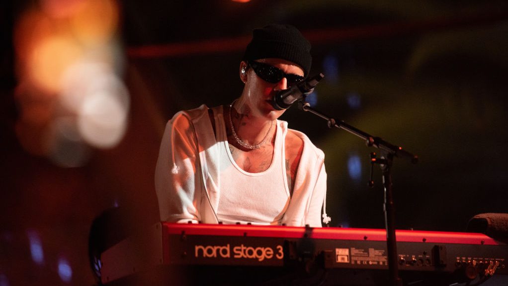 Justin Bieber performs at 'HOMECOMING WEEKEND' Hosted By The h.wood Group & REVOLVE