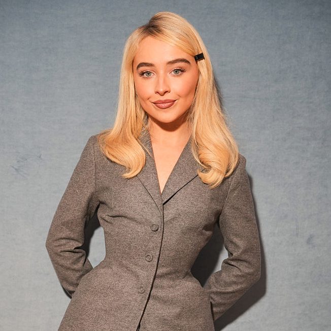 Sabrina Carpenter at the Dior Homme show as part of Paris Men's Fashion Week