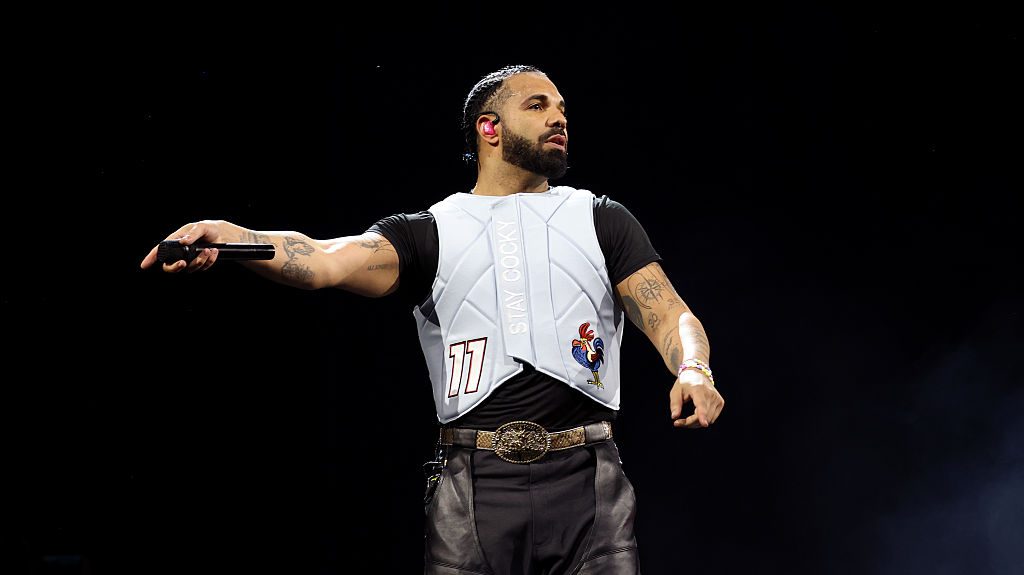 Drake performs live on stage during day two of Wireless Festival 2025 at Finsbury Park on July 12, 2025 in London, England