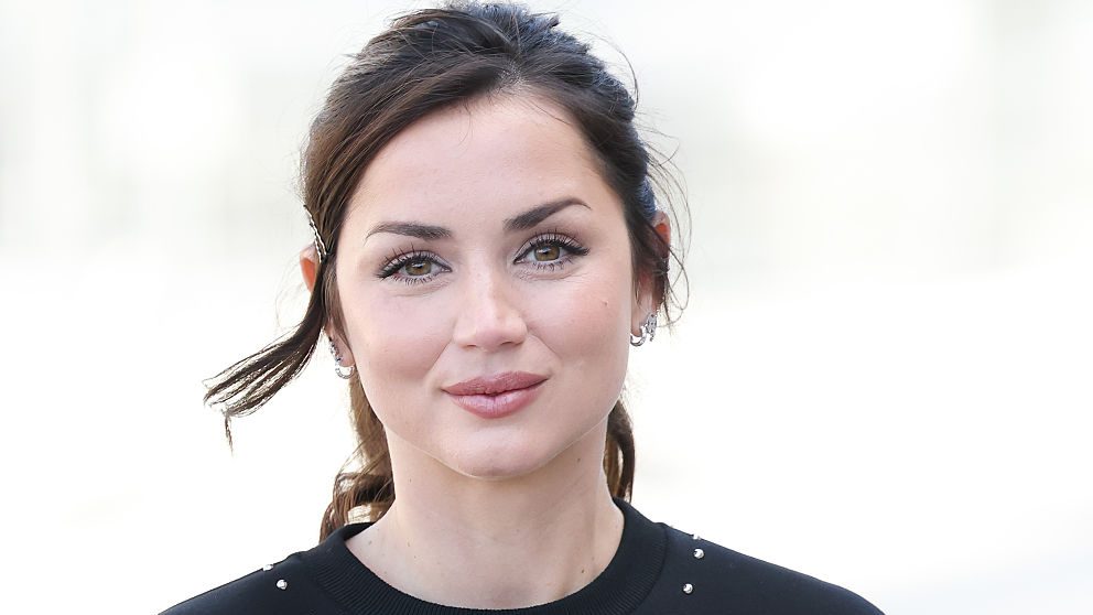Anna de Armas attends the Louis Vuitton Womenswear Spring/Summer 2026 show as part of Paris Fashion Week on September 30, 2025 in Paris, France. (Photo by Stephane Cardinale - Corbis/Corbis via Getty Images)