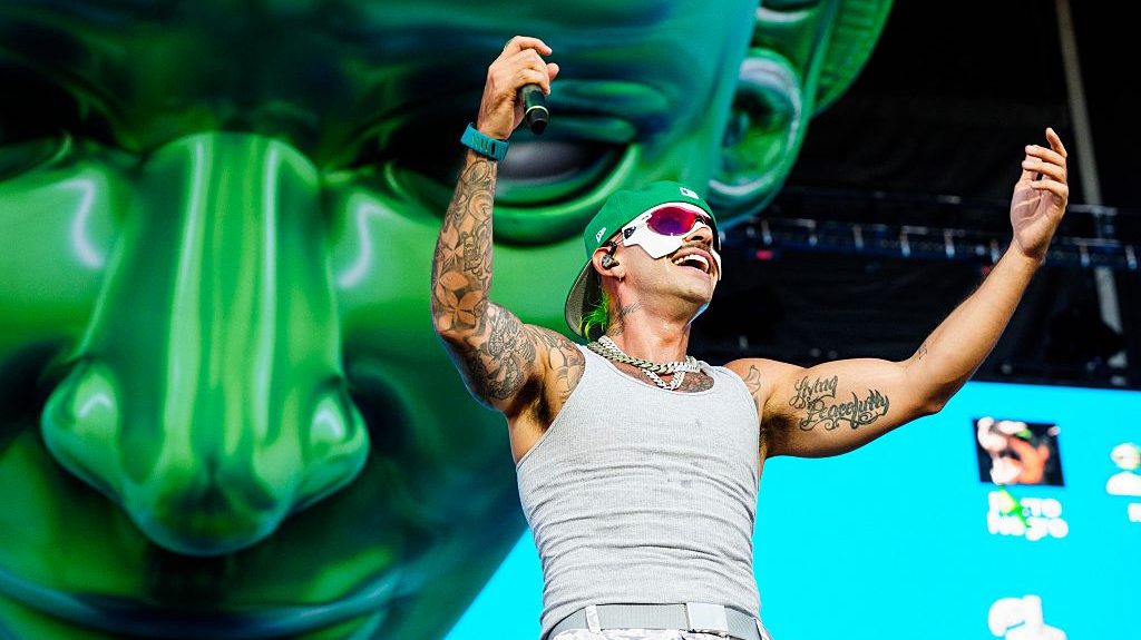 Feid performs during 2025 Austin City Limits Music Festival at Zilker Park on October 05, 2025 in Austin, Texas