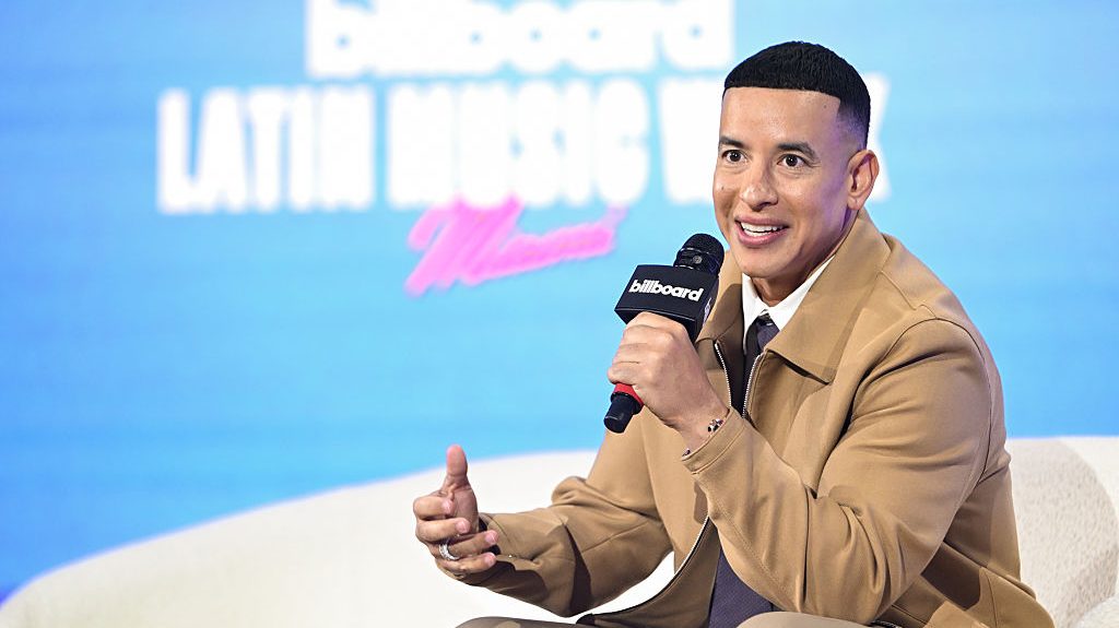 Daddy Yankee durante el panel Superstar Q+A with Daddy Yankee de la Billboard Latin Music Week Miami