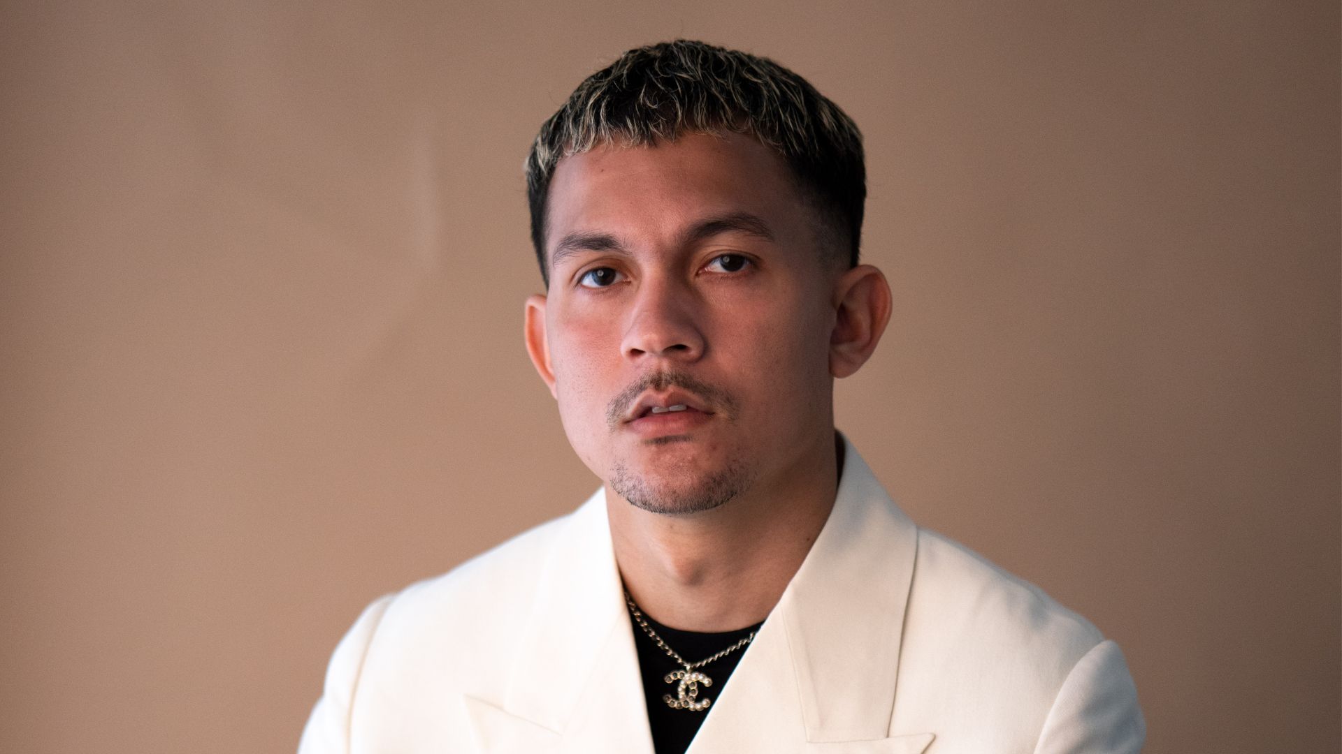 Tainy poses for The 2021 GRAMMY Awards