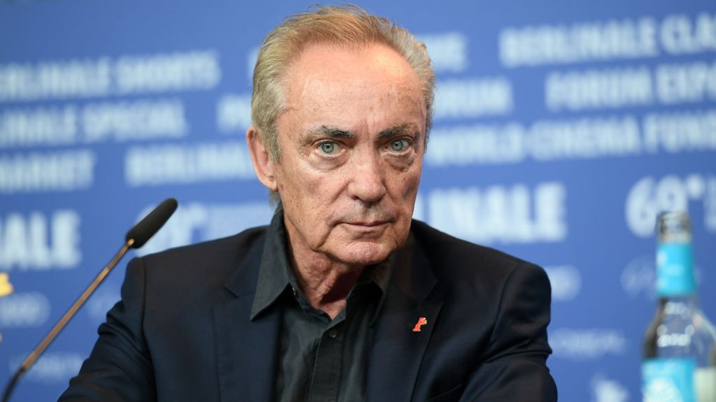Udo Kier attends the "La Fiera Y La Fiesta" (Holy Beasts) press conference during the 69th Berlinale International Film Festival Berlin at Grand Hyatt Hotel on February 13, 2019 in Berlin, Germany.