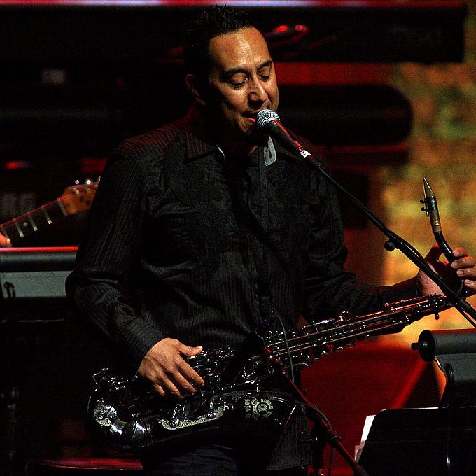 Cleto Escobedo III of Cleto and the Cletones performs at Kevin And Bean's 2011 April Foolishness at Gibson Amphitheatre on April 2, 2011 in Universal City, California