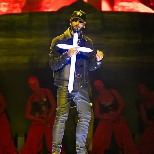 Anuel AA se presenta en concierto en el Movistar Arena el 24 de noviembre de 2025 en Madrid,