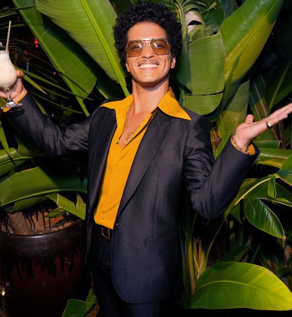 runo Mars attends the SelvaRey Pina Colada Party Hosted by Bruno Mars & Anderson .Paak at The Hollywood Roosevelt on July 24, 2022 in Los Angeles, California.
