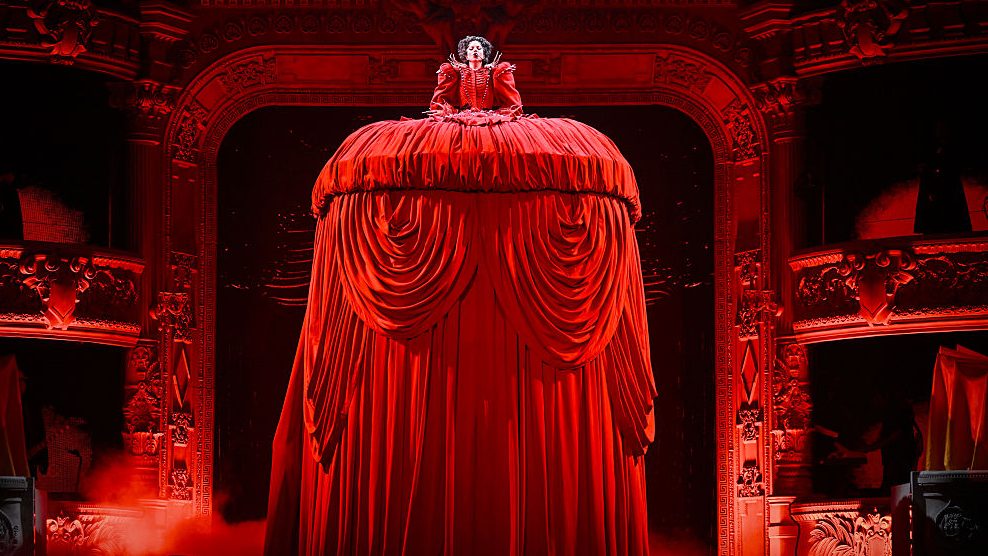 Lady Gaga performs on stage at The O2 Arena on September 29, 2025 in London, England. (Photo by Samir Hussein/Getty Images for Live Nation)